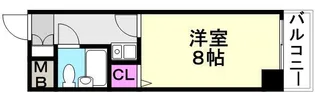 サンシャイン東園田【3階】の間取り
