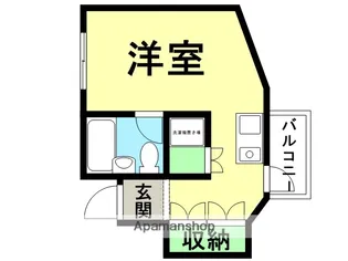CUBE南塚口3【3階】の間取り