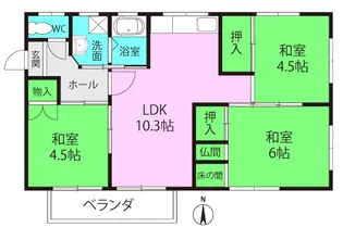 ヤマモトビル【201号室】の間取り