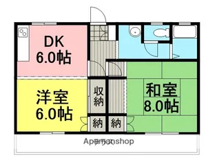 イズミハイツ【102号室】の間取り