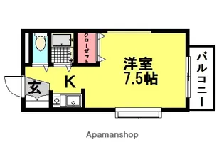 リバーヒル富松【305号室】の間取り