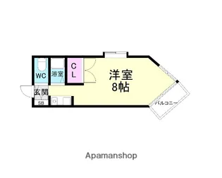 リバーヒル富松【5階】の間取り