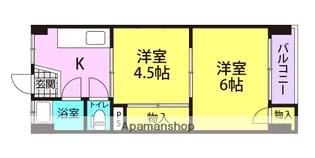 向川原土井マンション【203号室】の間取り
