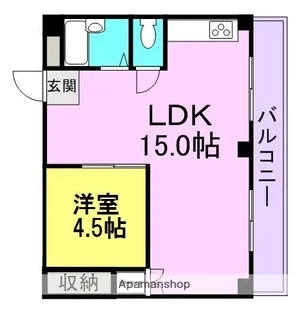 メゾン南塚口【2階】の間取り