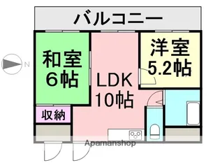 メゾン南塚口【2階】の間取り