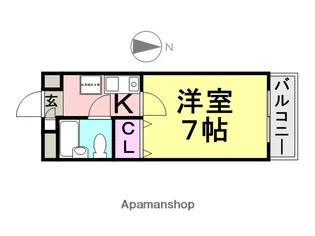 レジェンドカサリマ【2階】の間取り