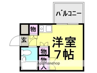 ロイヤルメゾン塚口8【4階】の間取り