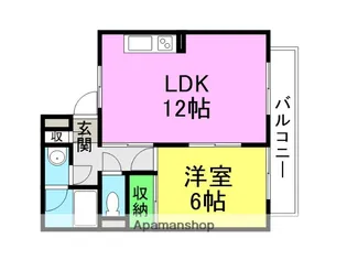 ミスターK北武庫之荘【202号室】の間取り