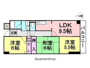 サンベリオ【4階】の間取り