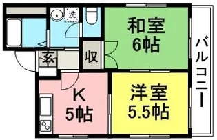 千寿ハイツ【102号室】の間取り