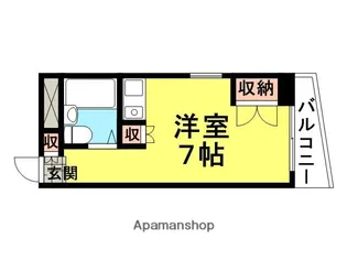 キューブ東武庫之荘2【4階】の間取り
