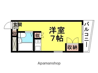 キューブ東武庫之荘2【2階】の間取り