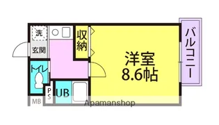上北マンション【202号室】の間取り