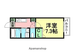 サンシャインステージアヤ【105号室】の間取り