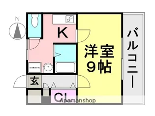 たちばなTWO−ONE【302号室】の間取り