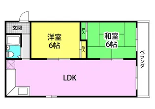オアシス21【203号室】の間取り