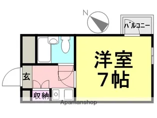 ダイドーメゾン立花西【401号室】の間取り