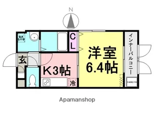 パティオ武庫川【309号室】の間取り