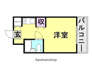 ウィンベルソロ立花【506号室】の間取り