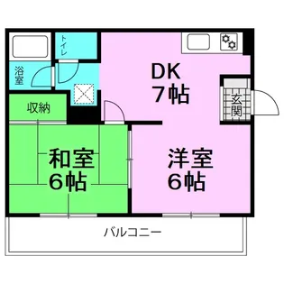 ドエル梅香1【302号室】の間取り