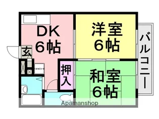 メゾン立花【302号室】の間取り