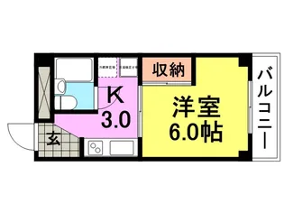 M’STYLE MUKONOSO 1【403号室】の間取り