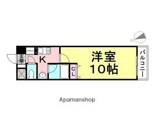 フロリッシュ・ヨシノ【307号室】の間取り