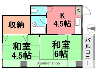 ローレルミズホⅠ【1階】の間取り
