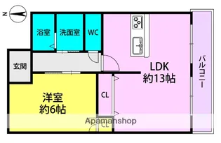 メゾン松葉【3階】の間取り
