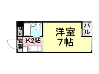 プリエールJR塚口駅前【307号室】の間取り