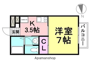 メゾンCOCO【2階】の間取り