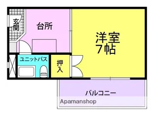 カサクレモナ東館【2階】の間取り