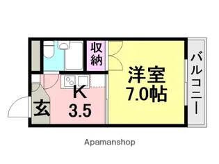 カサクレモナ東館【3階】の間取り