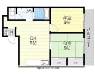 ハイム高木130【505号室】の間取り