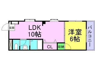 アビリティダイワ2【302号室】の間取り