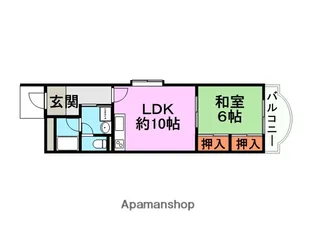 アメニティハイム【4階】の間取り