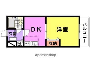 ダイアパレス尼崎【308号室】の間取り
