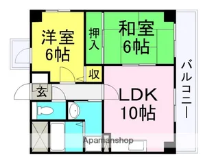 TWIGGY崇徳院【3階】の間取り