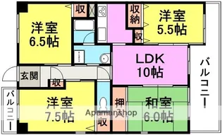 エスタブレ【406号室】の間取り