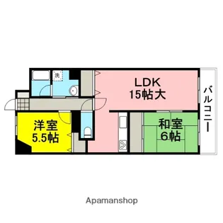 プラマー2番館【3階】の間取り