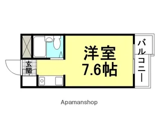 アルテハイム武庫之荘【404号室】の間取り