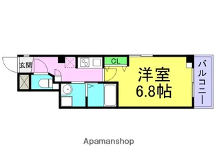 ハッピー久寿川マンション【3階】の間取り