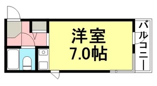 スタインウェイ【403号室】の間取り