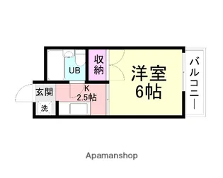 桝マンション【101号室】の間取り
