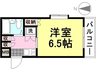 シビック尼崎【203号室】の間取り