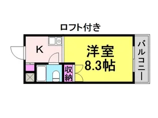 グランシャリオ塚口【306号室】の間取り