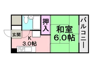 3Mドリームハイツ【3階】の間取り