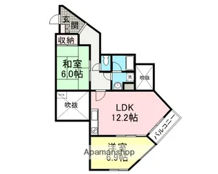 メゾンリベルテ【1階】の間取り