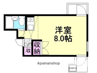 ダイバーシティ武庫川【4階】の間取り