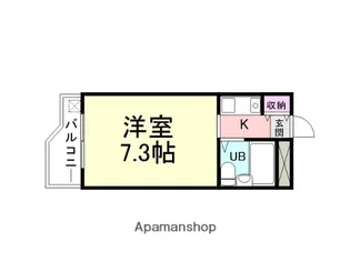 ジョイフル武庫之荘1【3階】の間取り
